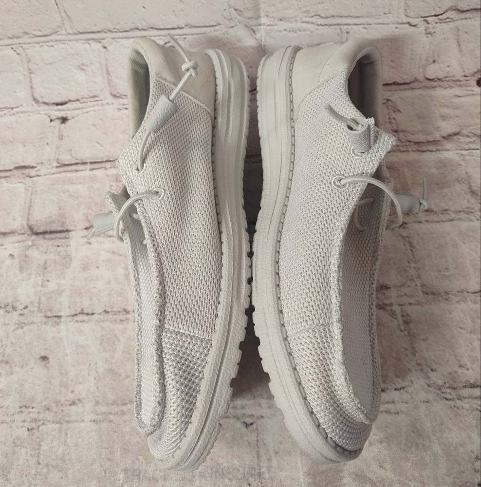 Hey Dude Slip On Wendy Funk Mono Size 10 Grey Chukka Shoes - Picture 3 of 10